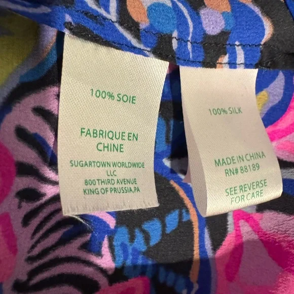 Lilly Pulitzer Elsa Top Size Medium - Picture 7 of 8